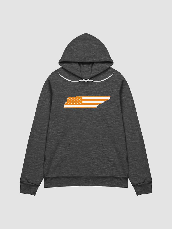 Orange American Flag Tennessee State Hoodie product image (1)