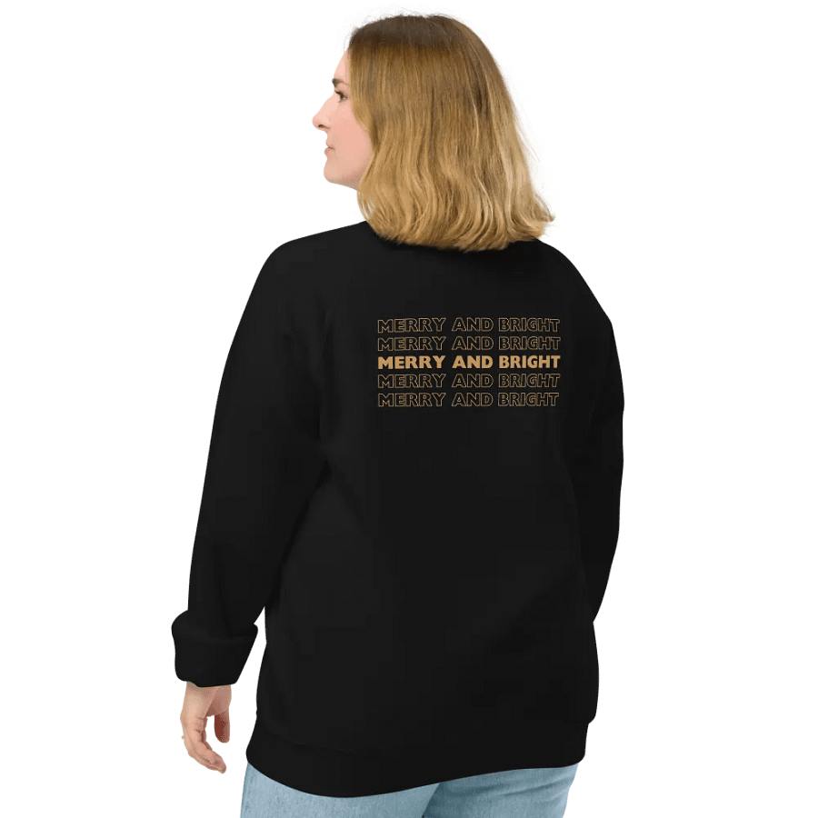 Golden Glitter Merry and Bright Sweatshirt product image (11)