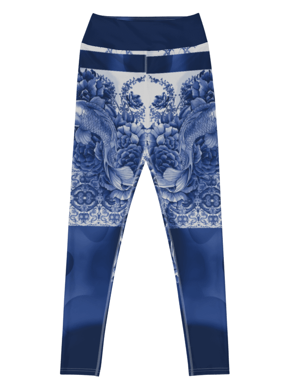 Koi-Porcelain-yoga leggings product image (1)