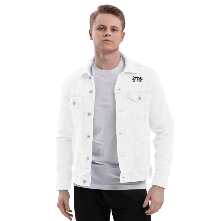 TDS Music Threadfast Denim Jacket in Black, Blue, and White (S-2XL) product image (2)