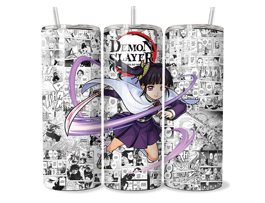 Demon Slayer - Kanao's Graceful Precision Manga Tumbler - 20oz Stainless Steel product image (1)