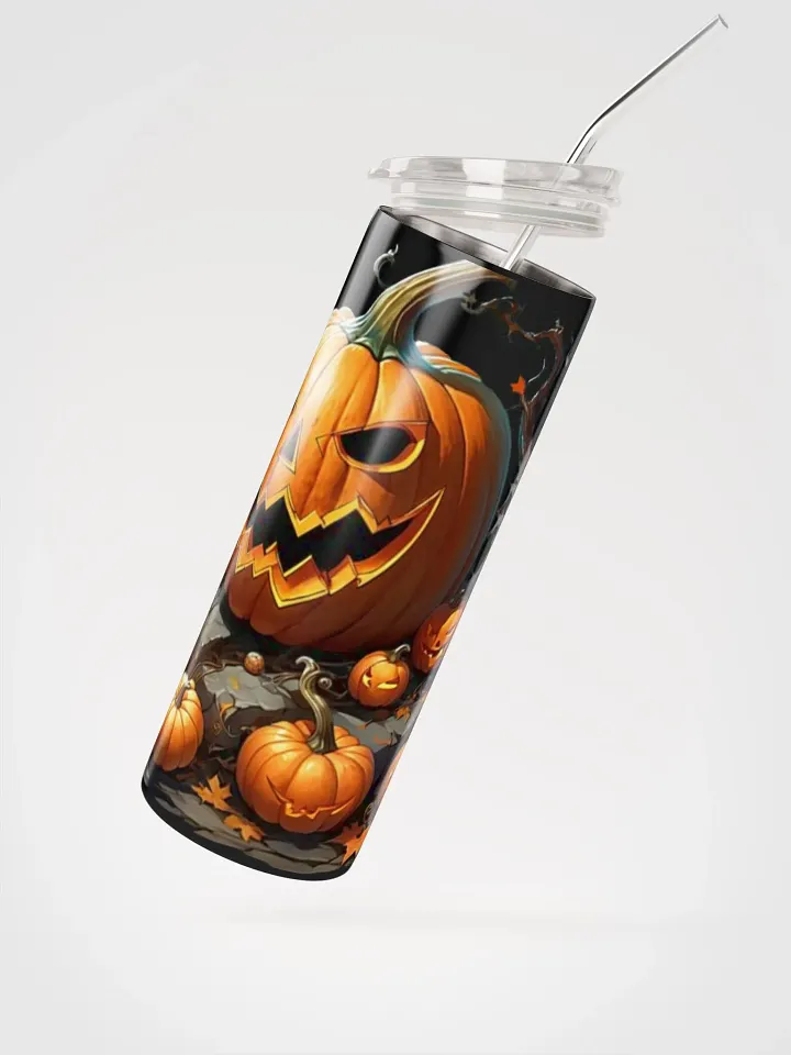 Grumpy Pumking Steel Tumbler product image (2)