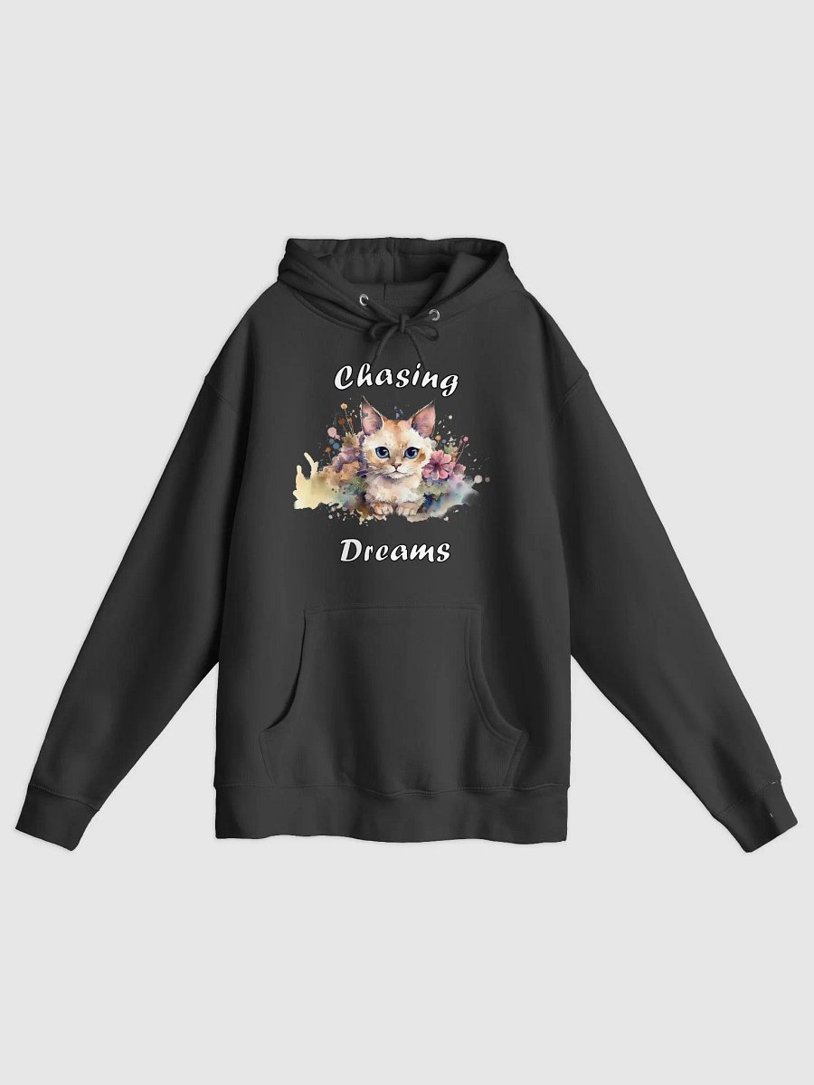 Chasing Dreams Cat Illustrated Pullover Hoodie (Front Only) product image (2)