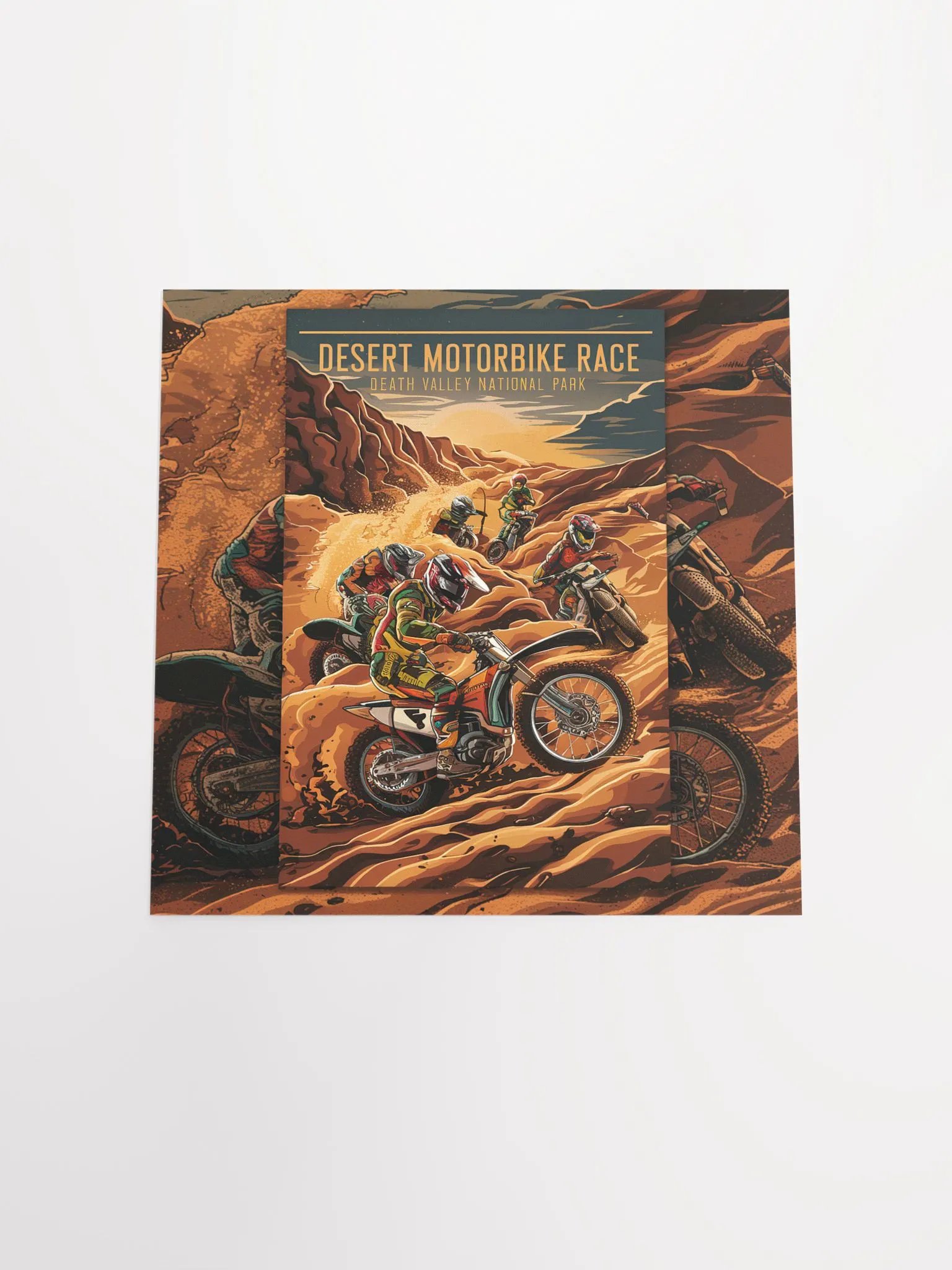 Desert Motorbike Race - Matte Poster product image (13)