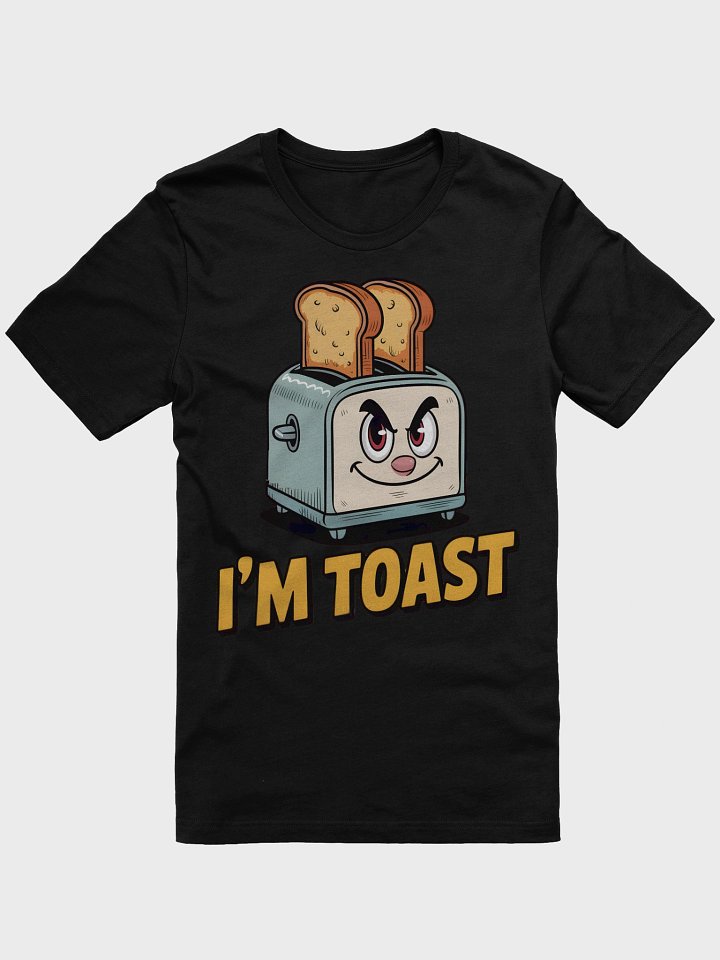 Mischievous Toaster 'I'M TOAST' T-Shirt product image (2)
