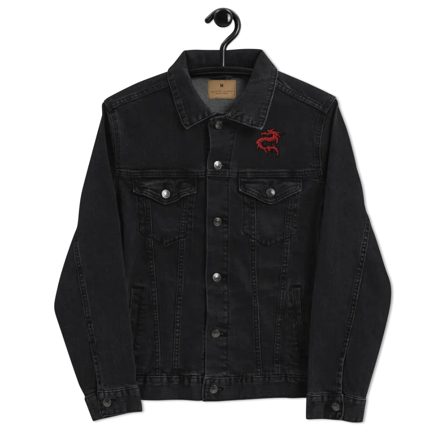 Crimson Dragon Denim Jacket product image (7)