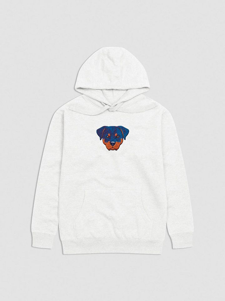 Rottweiler Dog Illustration Premium Embroidered Hoodie product image (1)