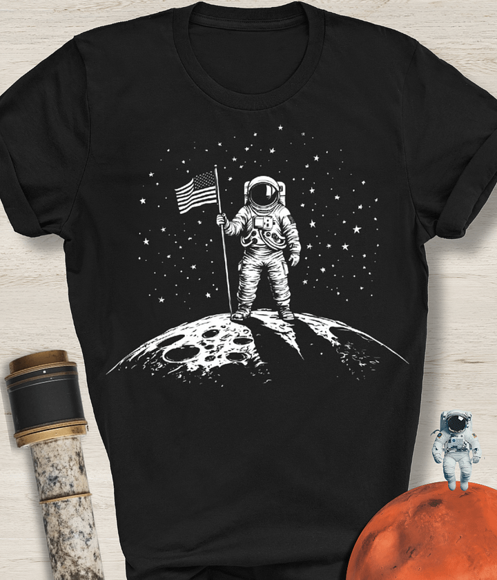 Flag on the Moon T-Shirt product image (1)