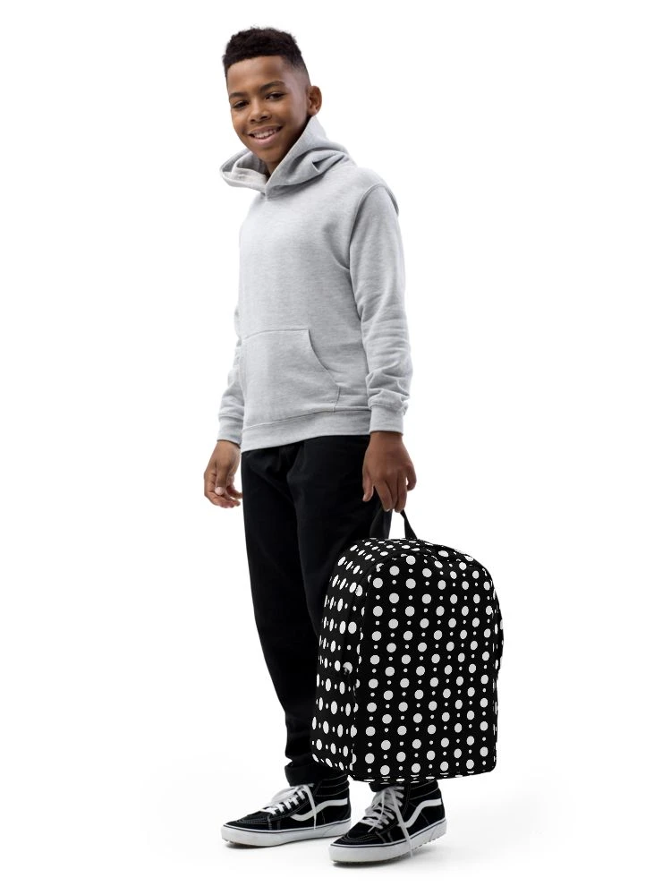 Monochrome Dot Minimalist Backpack product image (8)