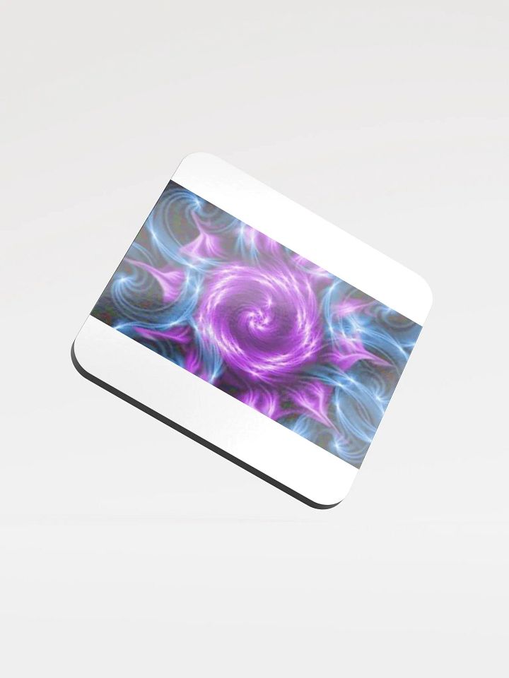 Vibrant Swirl Cork Coaster product image (1)