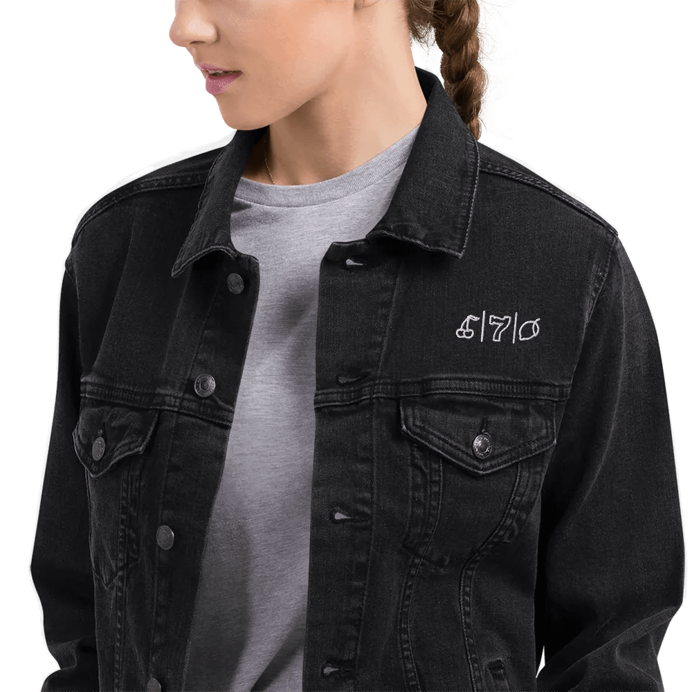 Cdog Spins Black Denim Jacket product image (1)