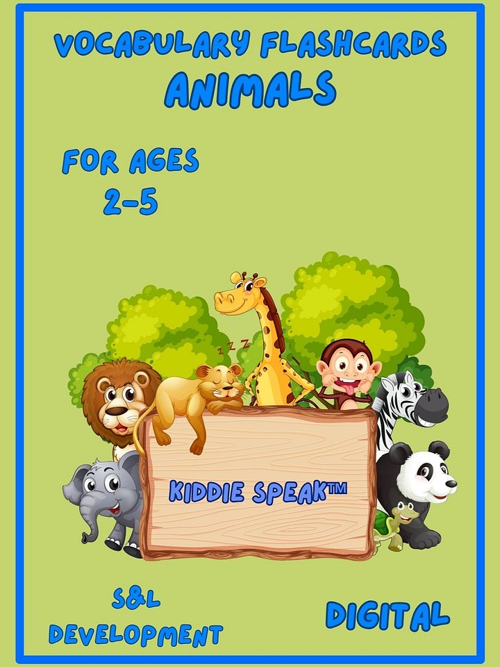 Animal Vocabulary Flashcards product image (1)