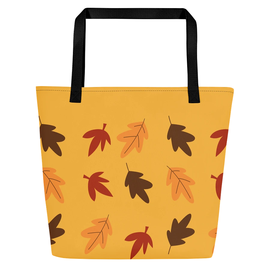 Ochre Leaves Tote Bag product image (2)