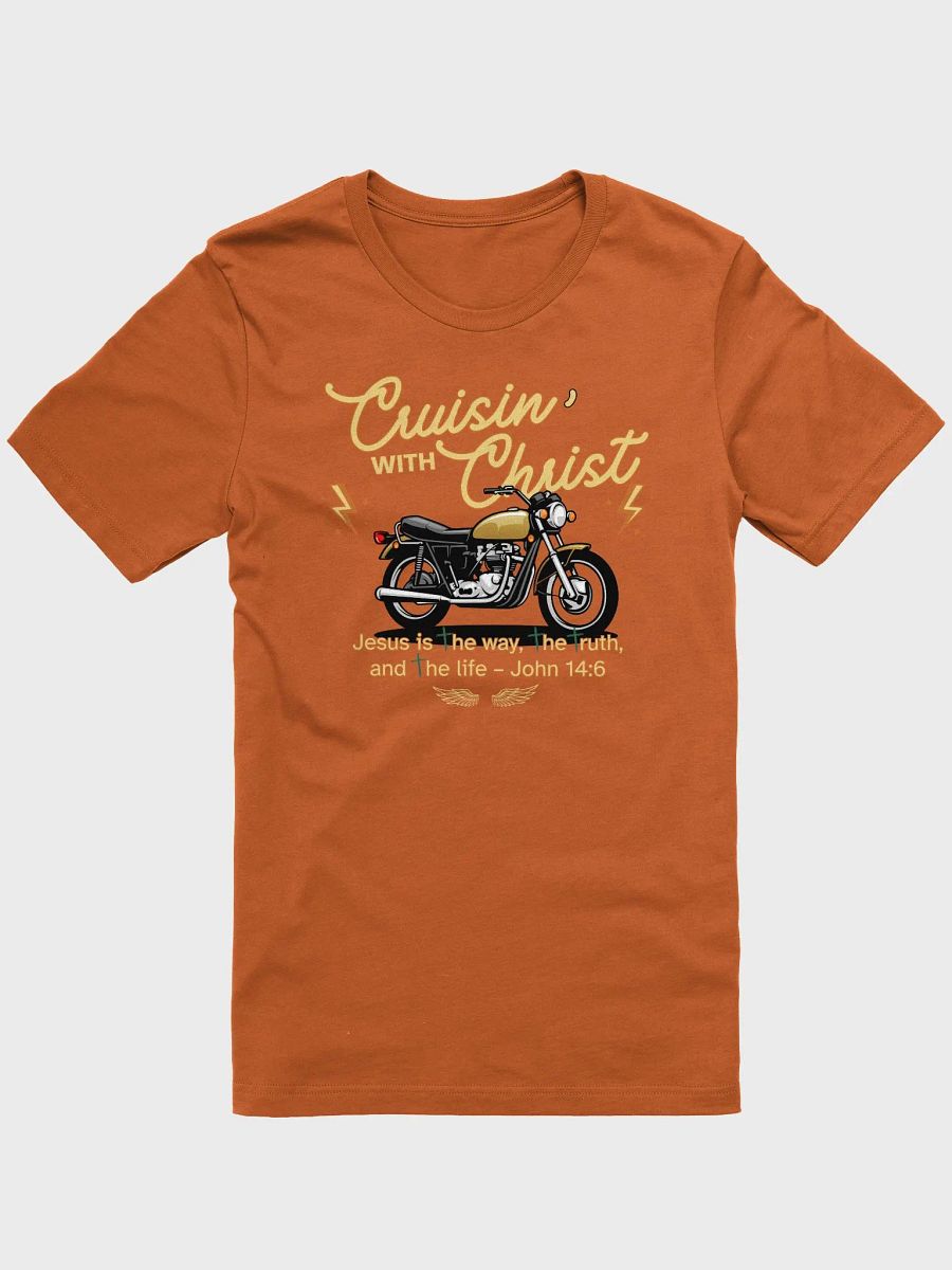 Cruisin' with Christ T-Shirt-Tan product image (3)