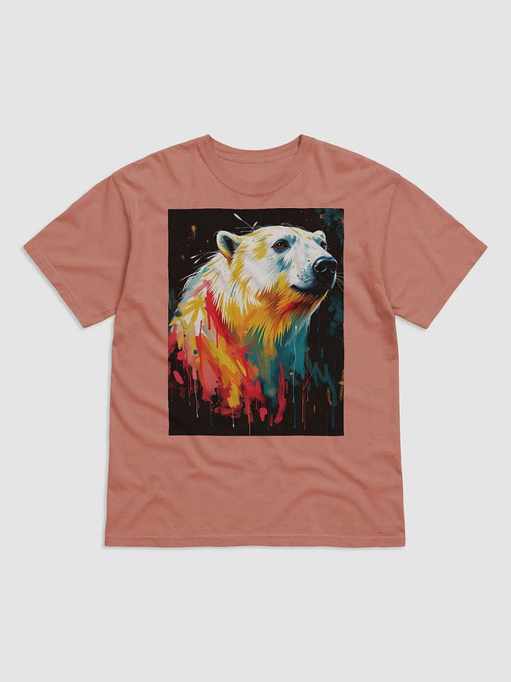 stunning polar bear Ultra-Soft Comfort: Garment-Dyed Cotton Tee product image (1)