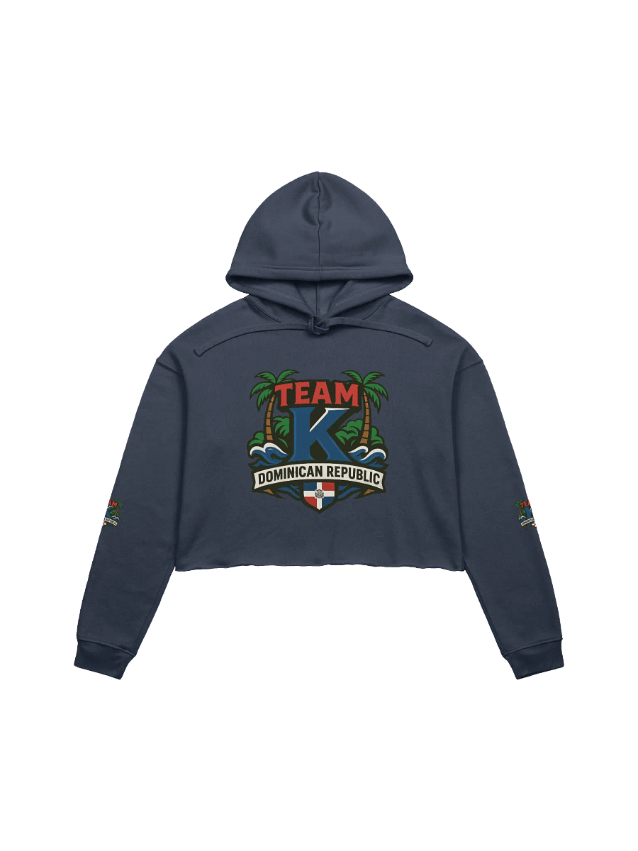 TEAM K Dominican Republic Crop Hoodie product image (3)