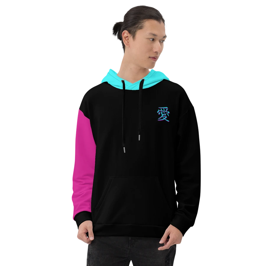 Waifu Material - Hoodie (Black) product image (4)