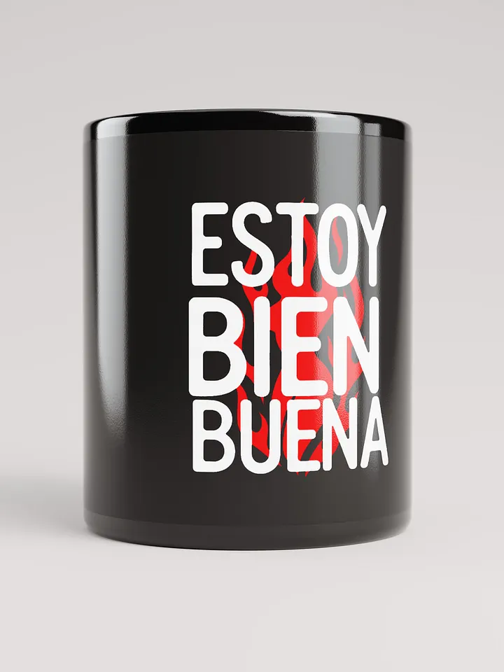 ☕ Taza Negra “Estoy Bien Buena” – Café con Atitud product image (1)