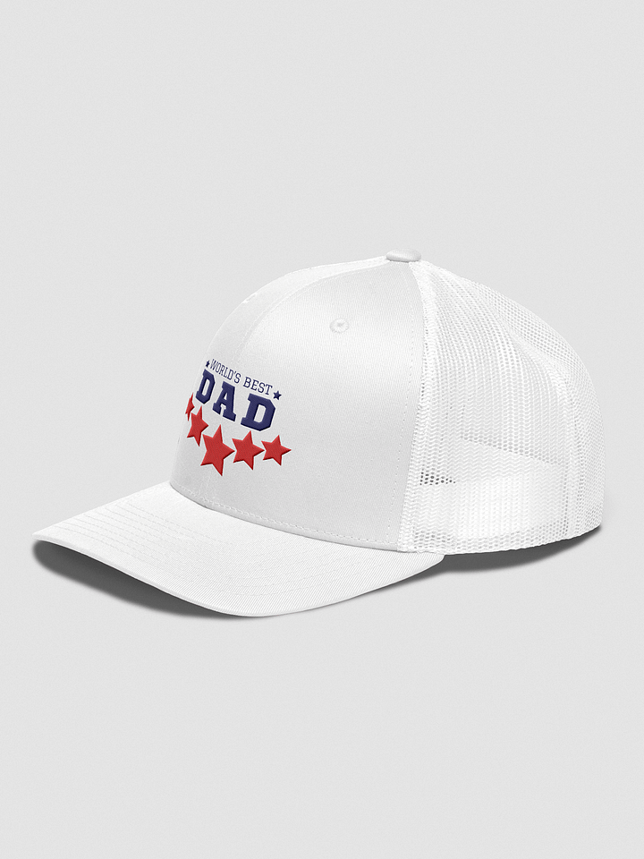 World's Best Dad Trucker Cap - Navy Lettering product image (5)