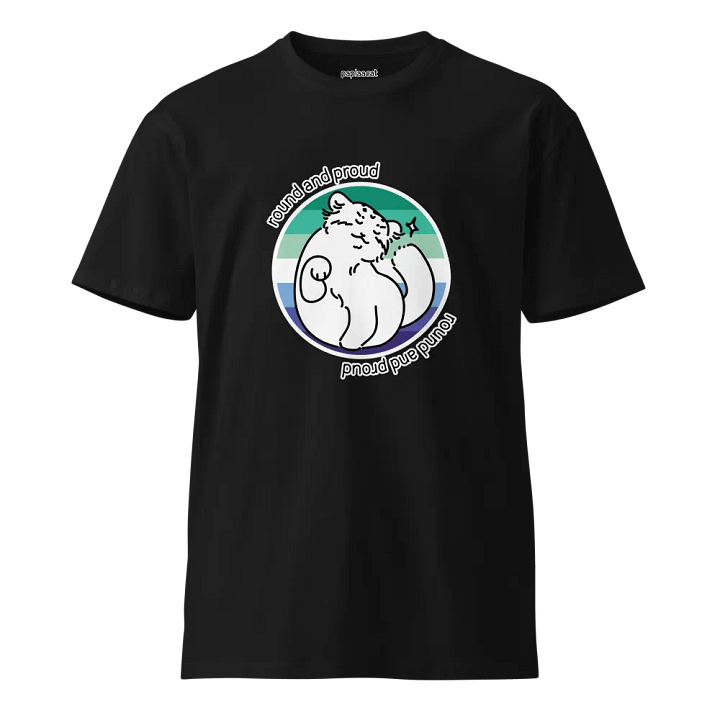 Round and Proud Manul Gay MLM Version - AS Colour Unisex T-Shirt product image (1)