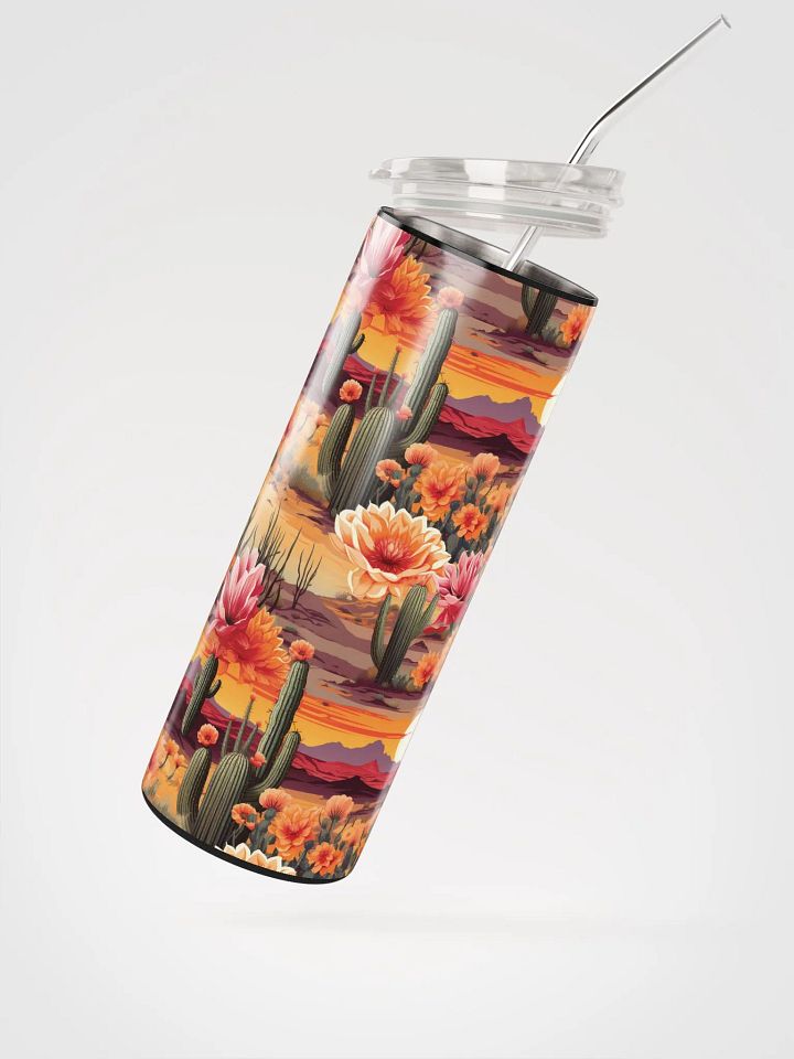 Cactus Sunset 20oz Skinny Tumbler product image (2)