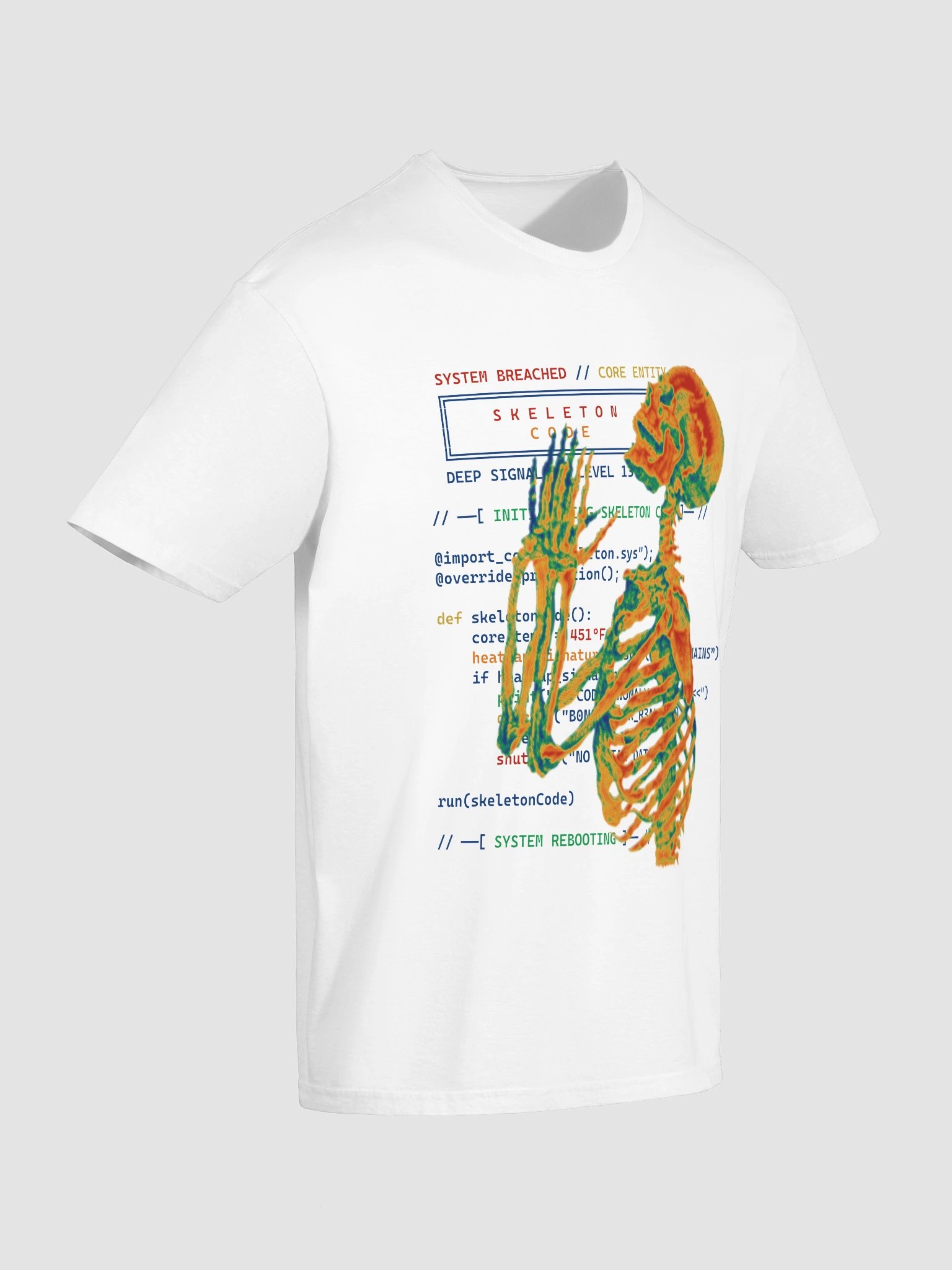 Skeleton Code // Heat Map T-Shirt product image (5)