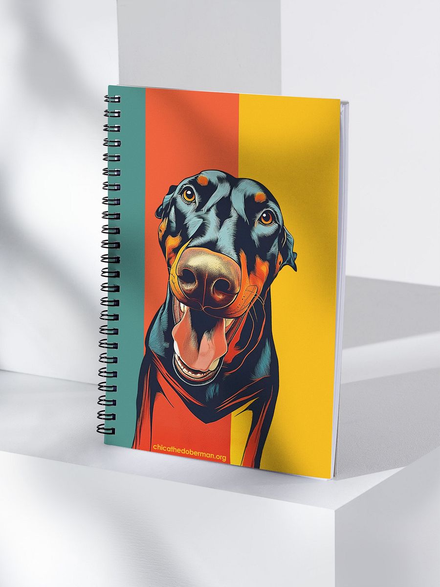 Chica the Doberman Pop Art notebook product image (4)