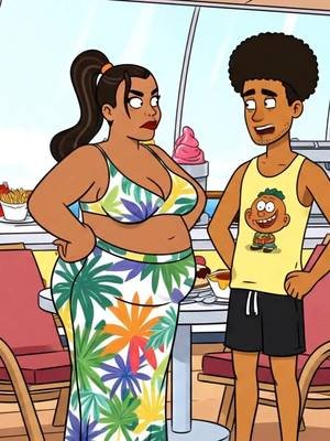 When you take her on a cruise and she finds out there’s free food 💀