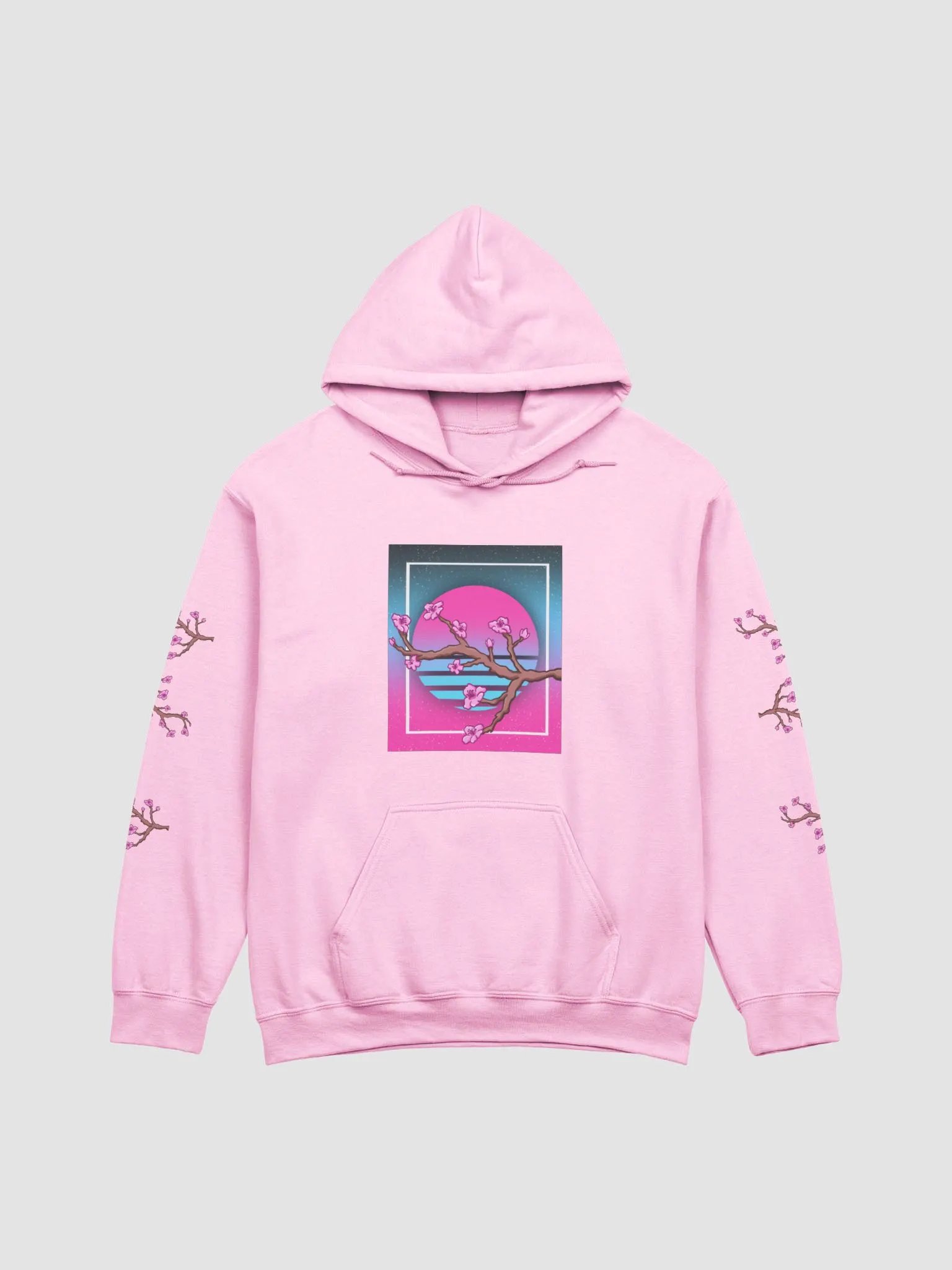 Retrowave Cherry Blossom Hoodie product image (7)