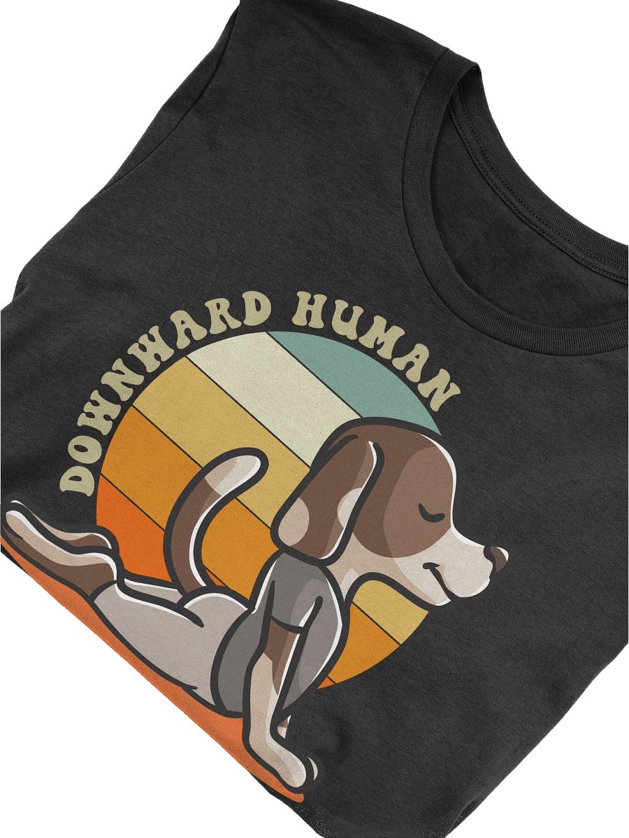 Down Dog Yoga Downward Human Yoga T-Shirt product image (2)