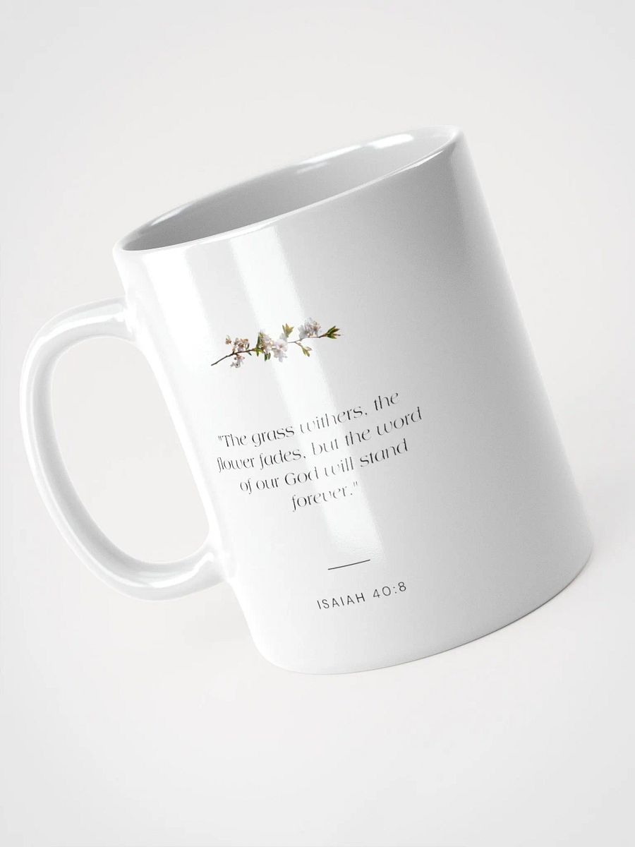The Flower Fades White Glossy Mug product image (1)