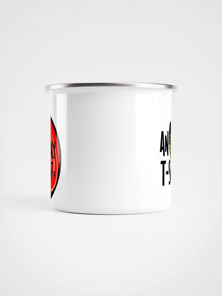 Green Zombie Logo Enamel Mug product image (2)