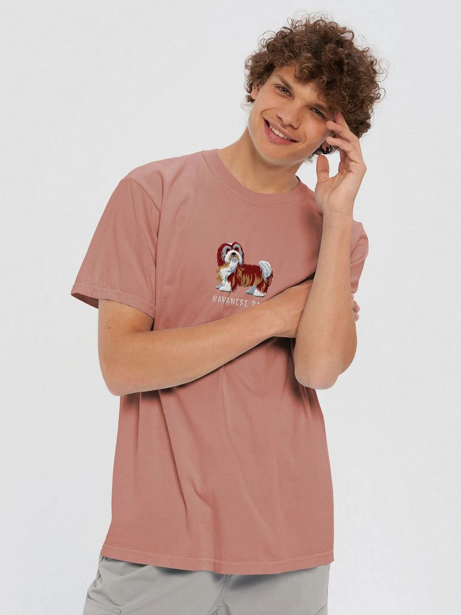 Havanese Day! T-Shirt(Embroidered) of a Havanese(Chocolate) product image (8)