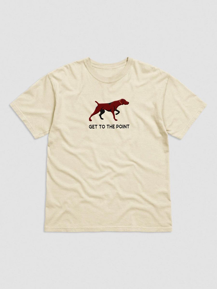 Get to the Point T-Shirt(Embroidered) of a German Shorthaired Pointer(Solid Liver) product image (4)