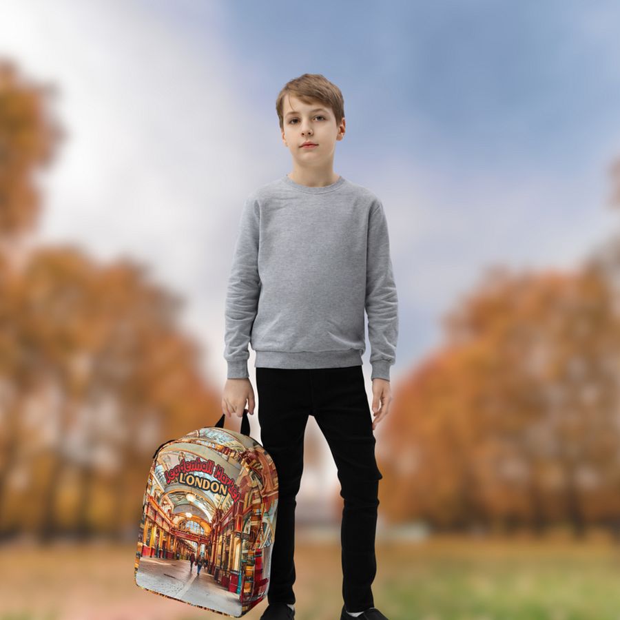 Leadenhall Market London All Over Print Backpack product image (8)
