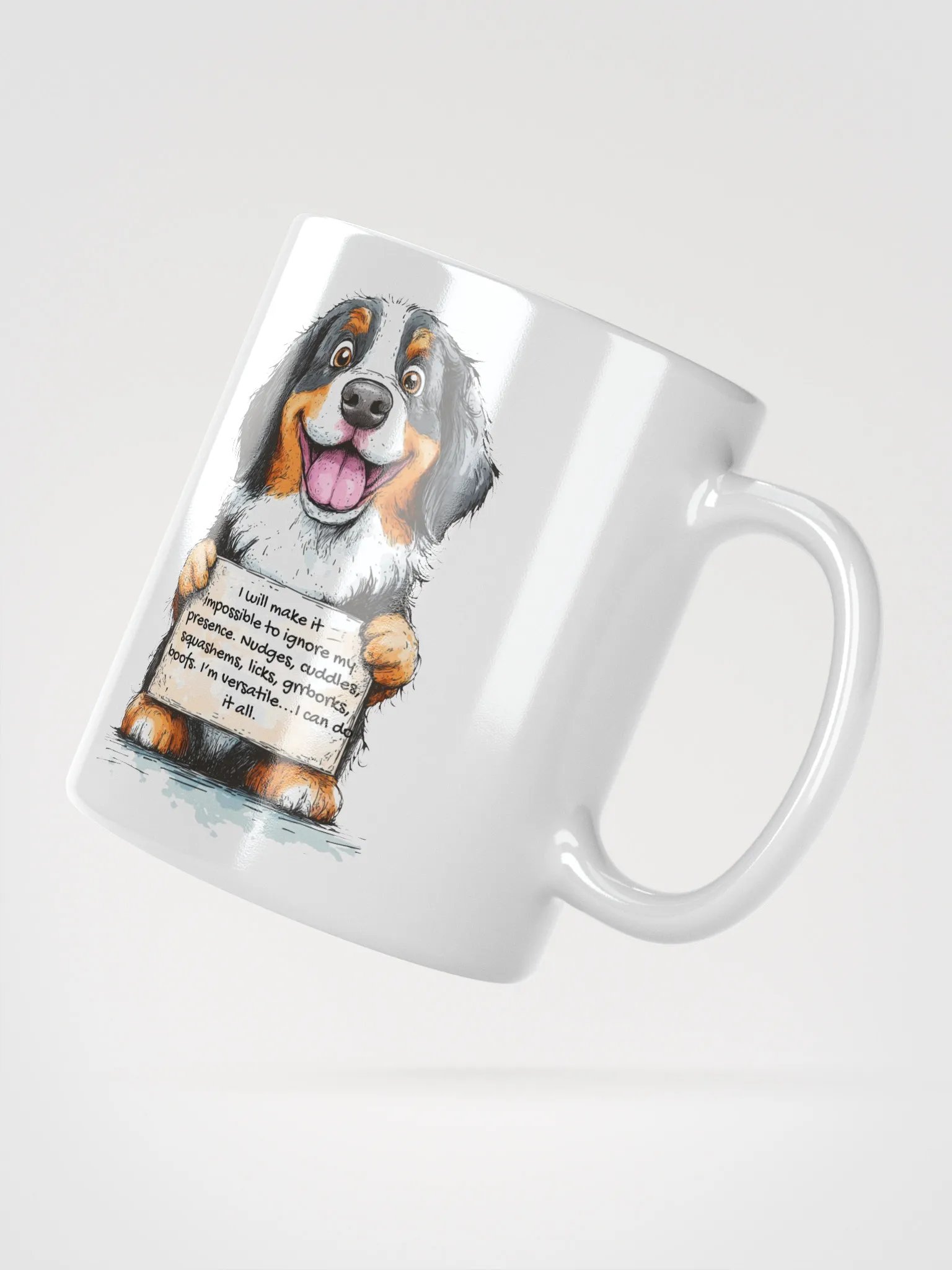 Bernese Mountain Dog Thought Humor Mug product image (6)