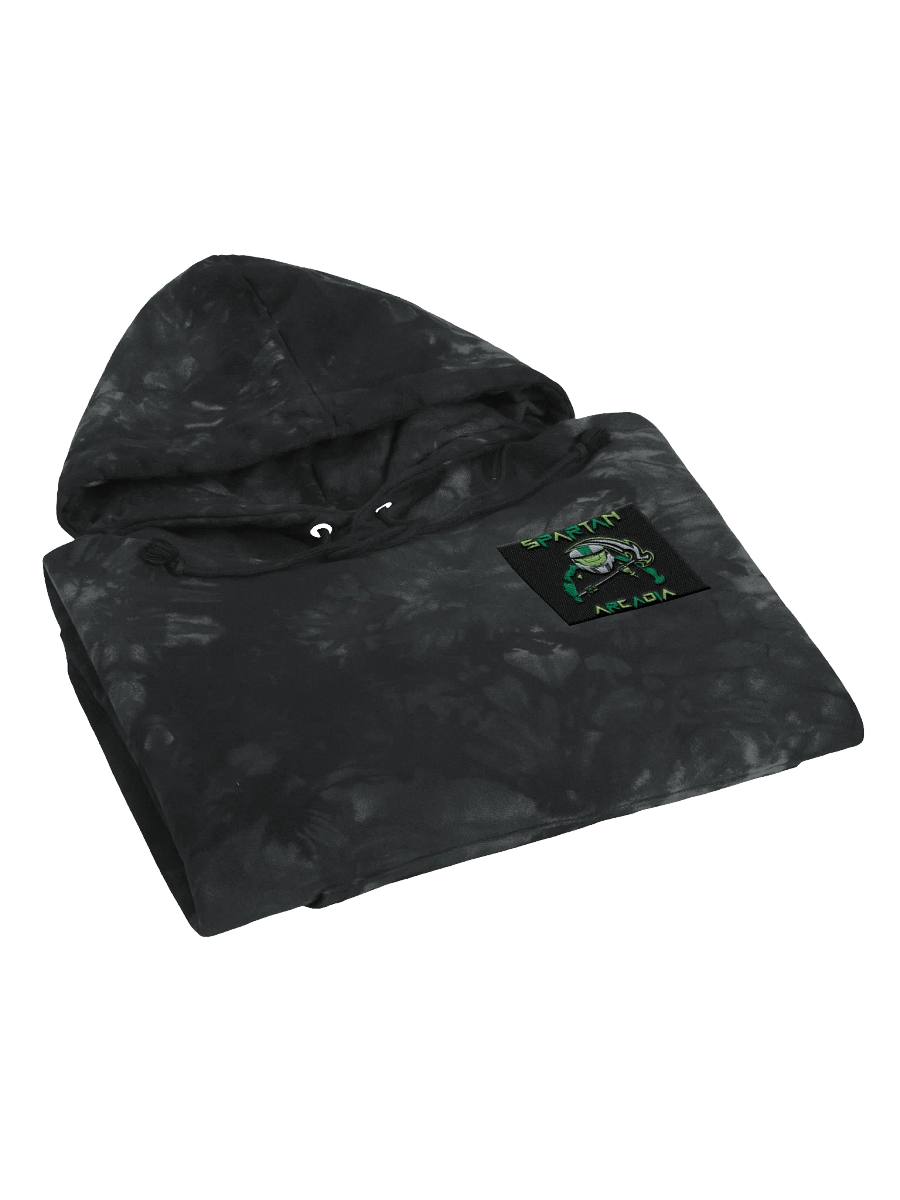 Spartan Arcadia Northern lights black tie-dyed hoodie product image (3)