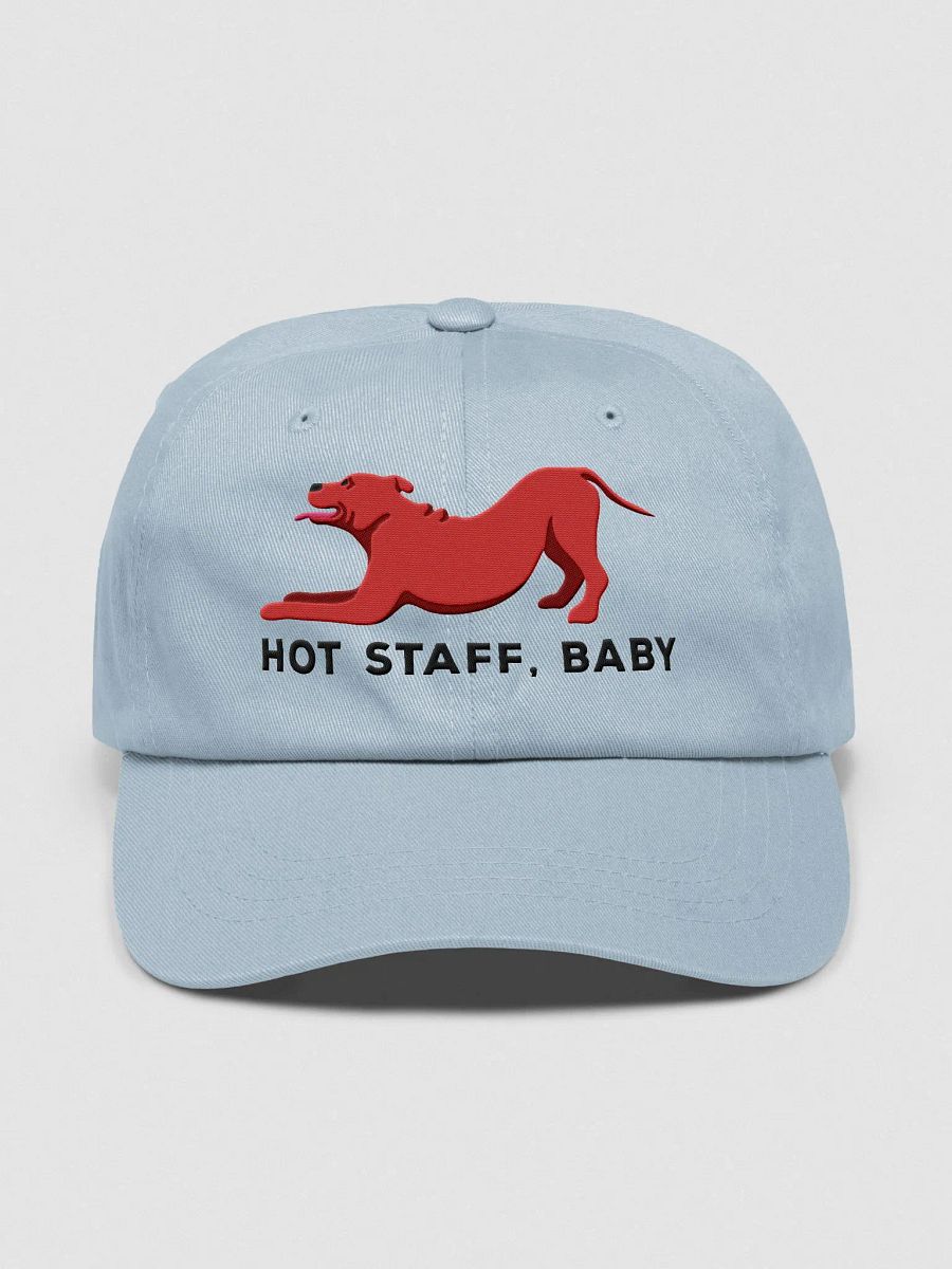 Hot Staff, Baby Classic Dad Hat(Embroidered) of a Staffordshire Terrier(Red) product image (9)