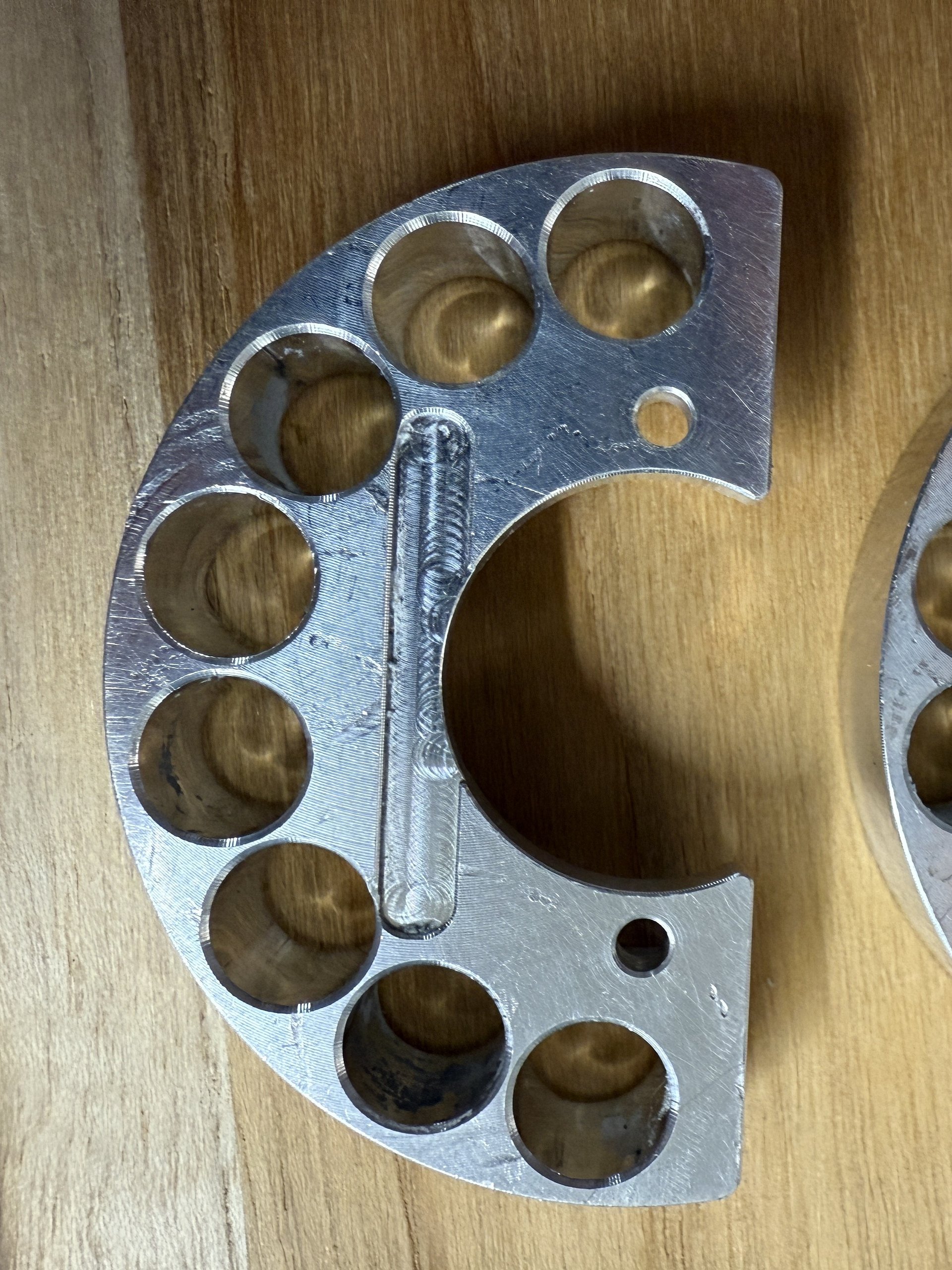 Dlux Original Loaded Dice Weight Hangers - Aluminum product image (4)