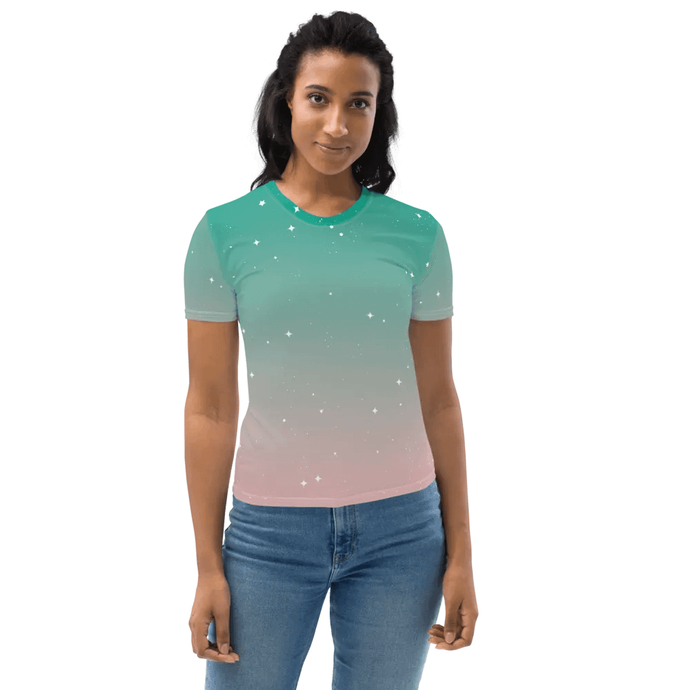 Starry Sky Sunset Women's T-Shirt product image (10)