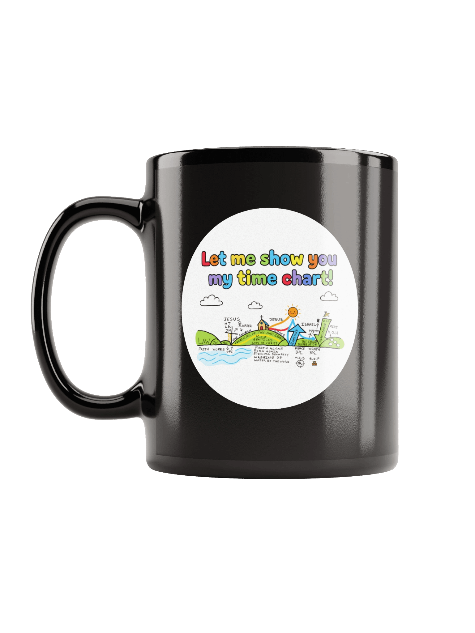 Let Me Show You My Time Chart (Black Mug) product image (6)