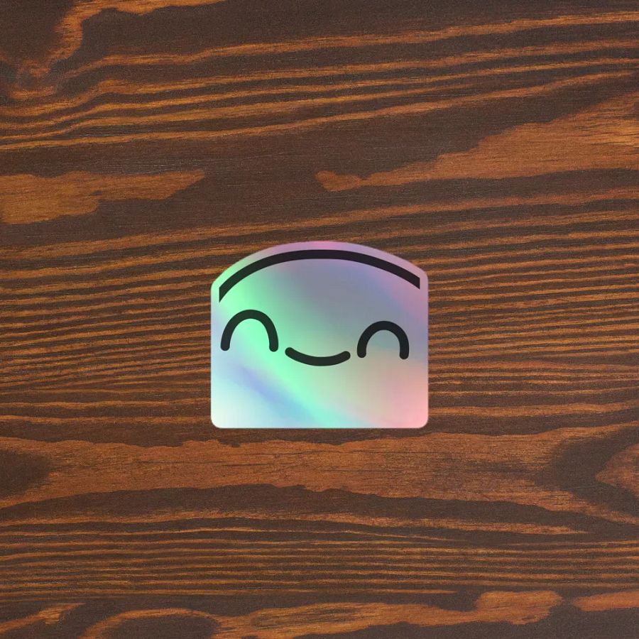 Smile Sticker (holo) product image (3)