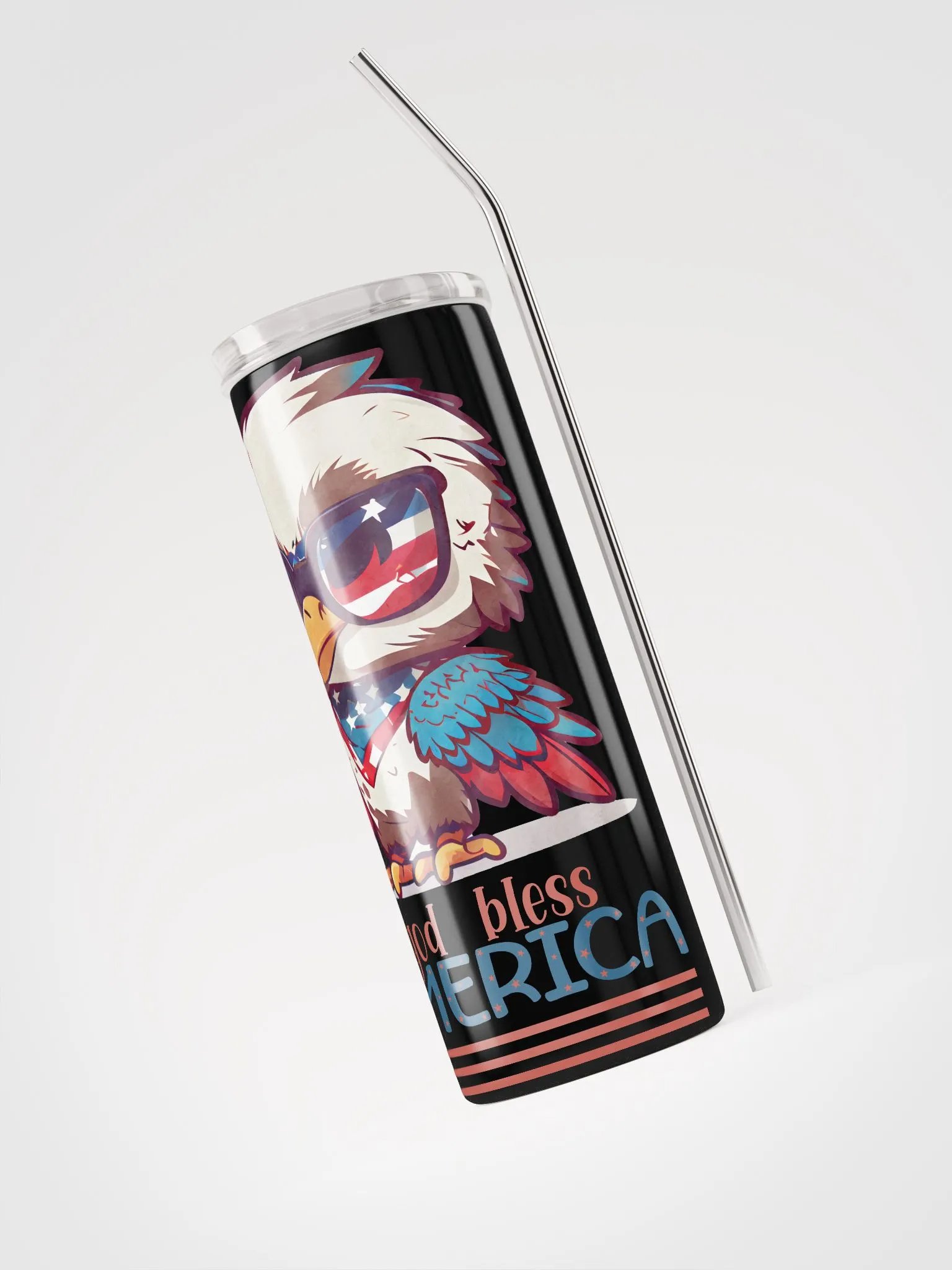 Patriotic Eagle Stainless Steel Tumbler product image (3)