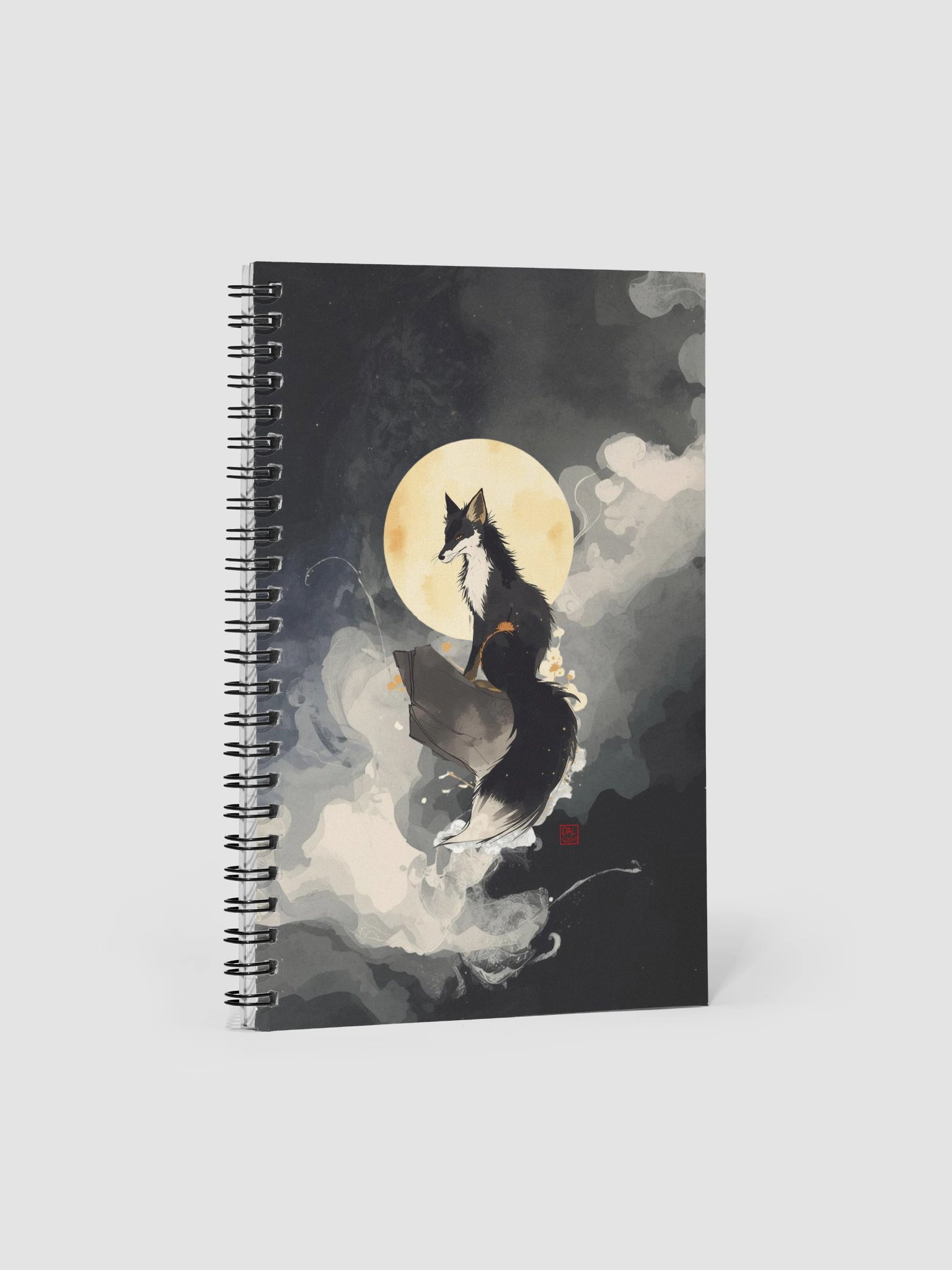 Moonlit Fox Spiral Notebook product image (1)