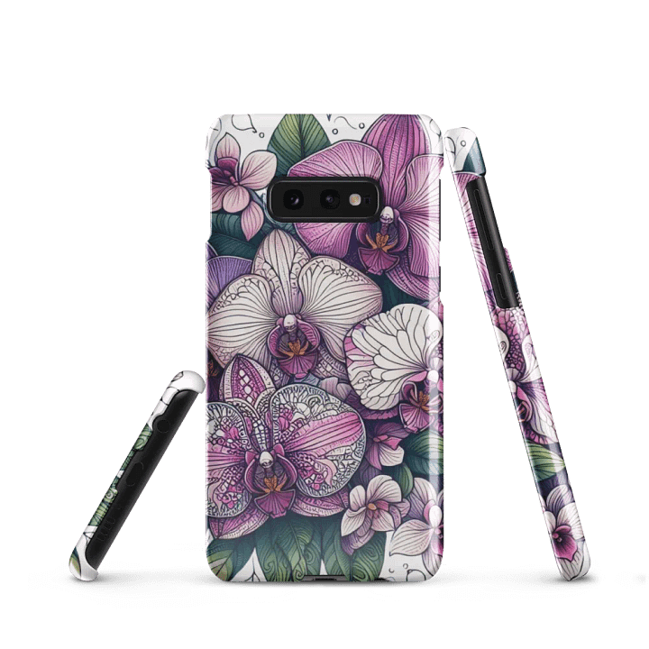 Snap Case for Samsung® | AI Design orchid flower mandala product image (2)