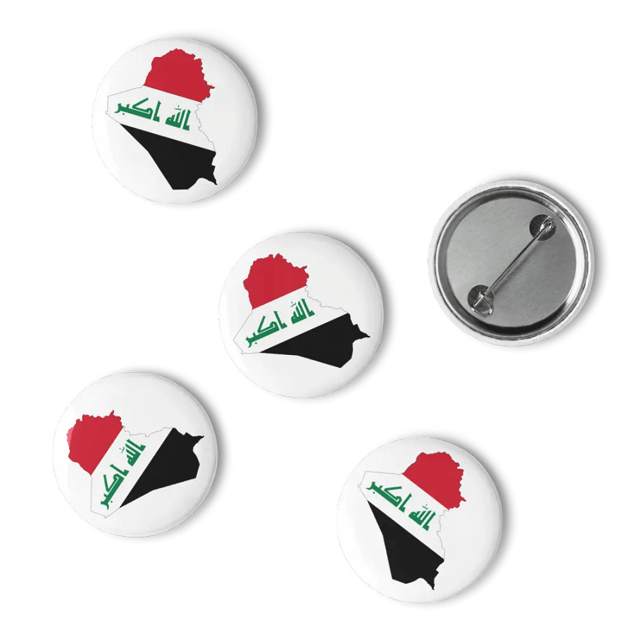 Iraqi Flag Pin Buttons Set product image (15)