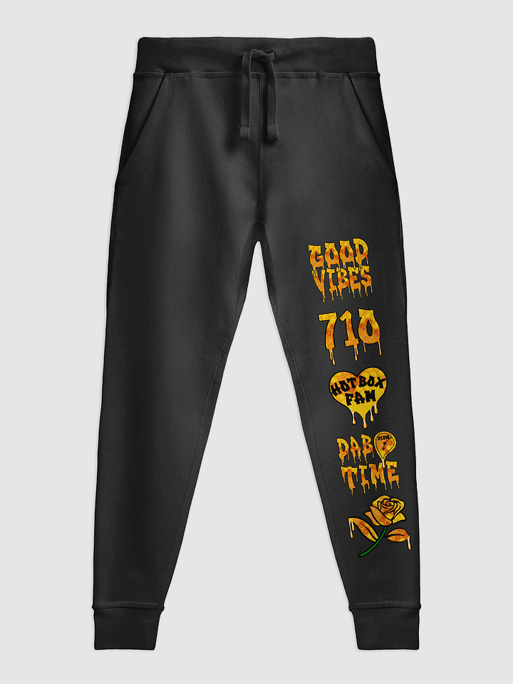 UNISEX HOT BOX FAM JFLOW DRIP EMOTE SWEAT PANTS product image (3)