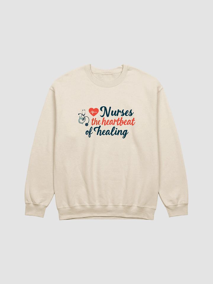 Healing Heartbeat Nurses Crewneck product image (1)