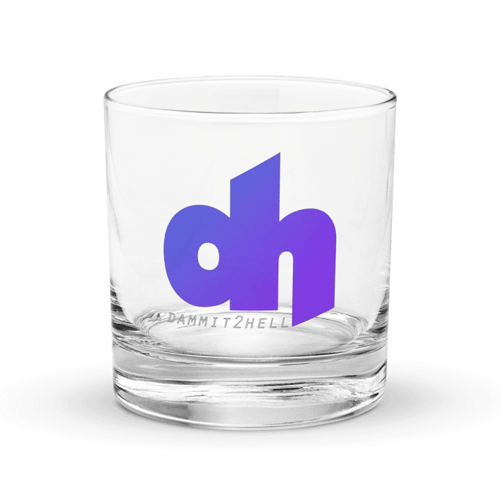 d2h Logo Rocks Glass product image (1)