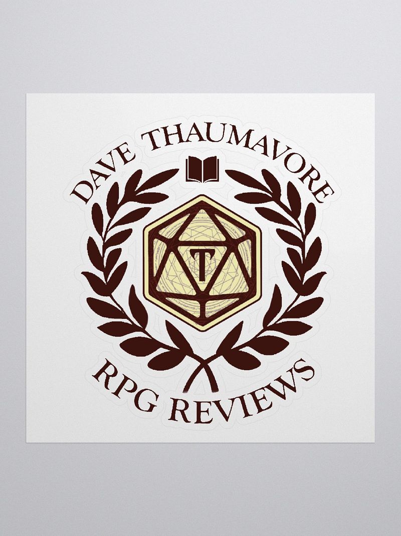 Collegiate Thaumavore logo sticker